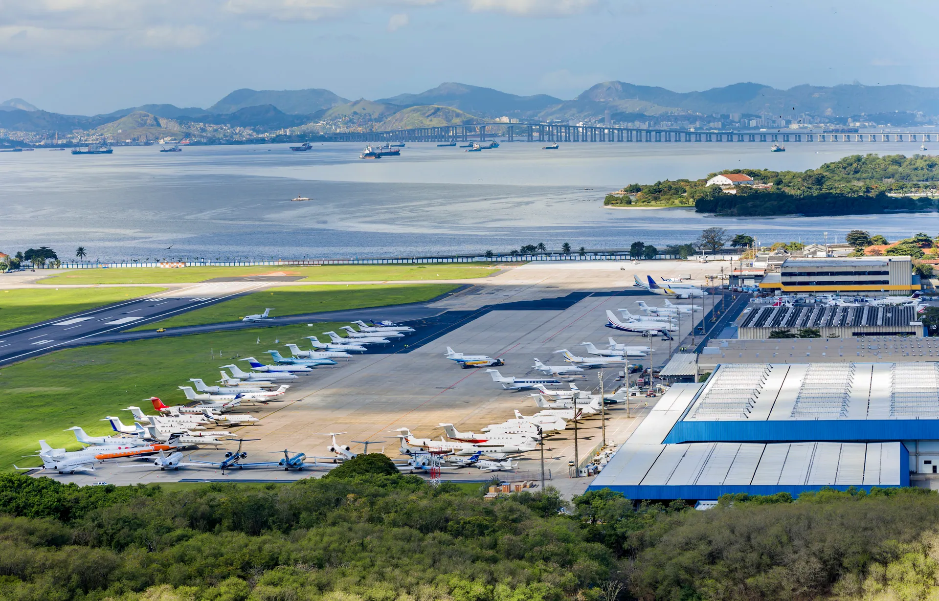 Pátio do Galeão durante a Copa de 2014